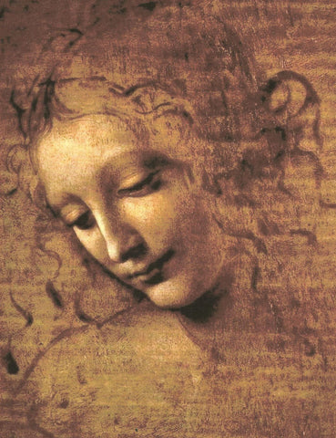 Head of a Woman (Female) by Leonardo da Vinci