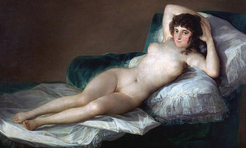 La Maja Desnuda by Francisco Goya