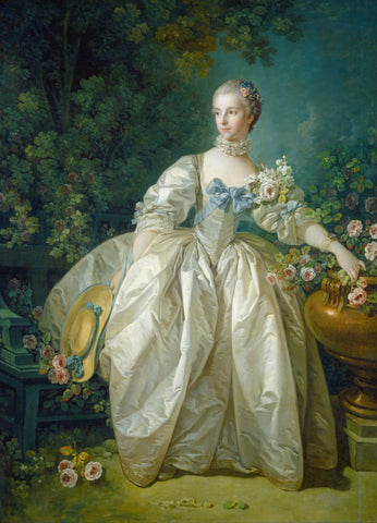 Madame Bergeret by François Boucher - Famous Painting
