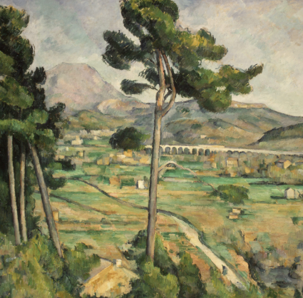 Mont Sainte-Victoire and the Viaduct of the Arc River Valley by Paul Cézanne