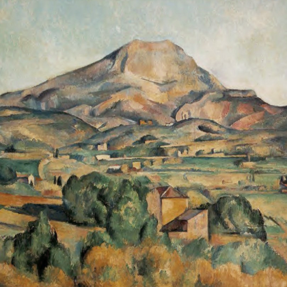 Mont Sainte-Victoire seen from Bellevue by Paul Cézanne