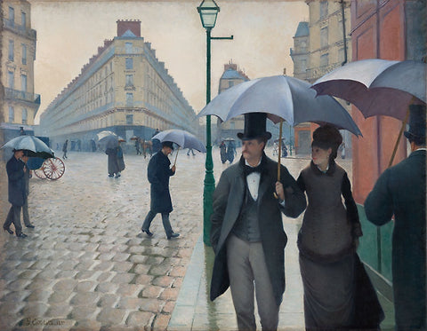 Paris Street In Rainy Weather by Gustave Caillebotte