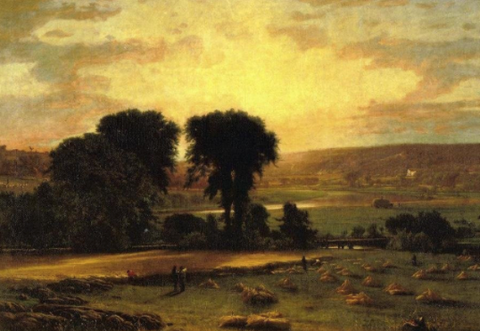 Peace and plenty by George Inness