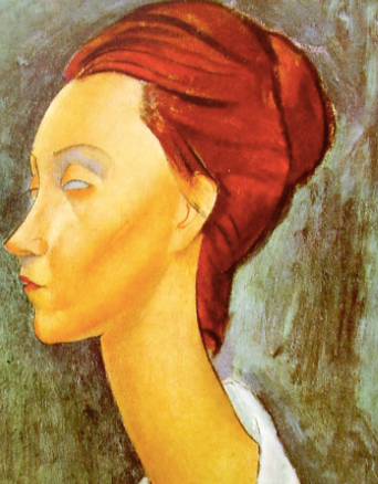 Portrait Of Lunia Czechovska by Amedeo Modigliani