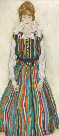 Portrait of Edith Schiele the artist's wife by Egon Schiele