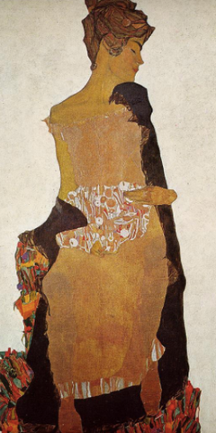 Portrait of Gerti Schiele by Egon Schiele