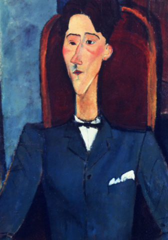 Portrait of Jean Cocteau by Amedeo Modigliani