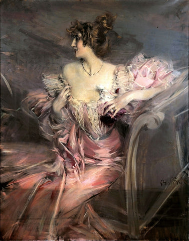 Portrait of Madame de Florian by Giovanni Boldini