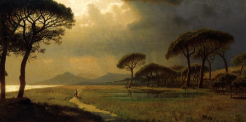 In the Roman Campagna by George Inness