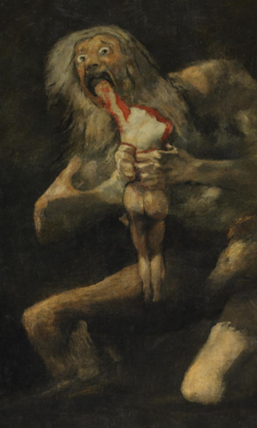 Saturn Devouring His Son by Francisco Goya