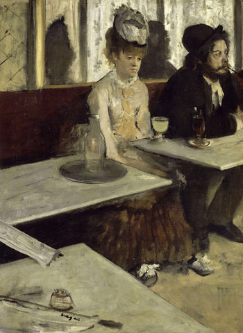 The Absinthe Drinker by Edgar Degas