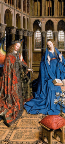 The Annunciation by Jan van Eyck
