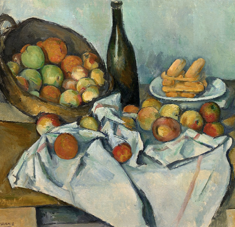 The Basket of Apples Still life by Paul Cézanne