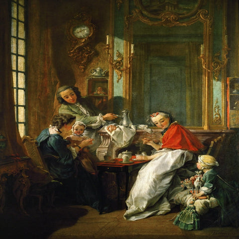 The Breakfast by François Boucher - Famous Painting