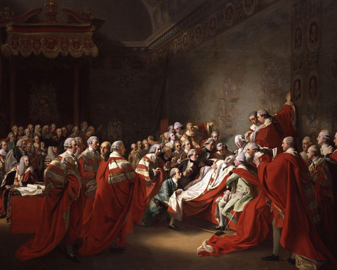 The Death of the Earl of Chatham by John Singleton Copley