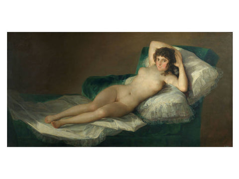 The Naked Maja by Francisco de Goya y Lucientes