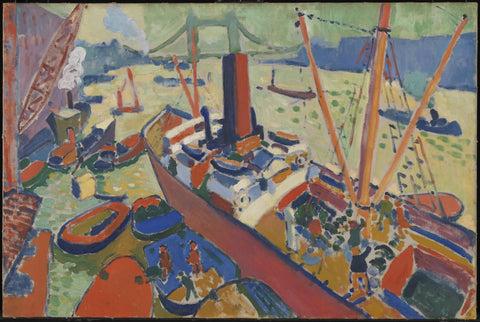 The Pool of London by André Derain