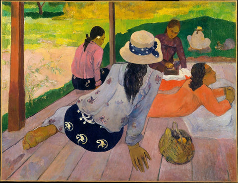 The Siesta by Paul Gauguin