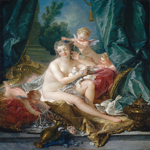 The Toilet of Venus by François Boucher - Famous Painting