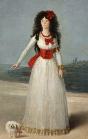 The White Duchess by Francisco Goya