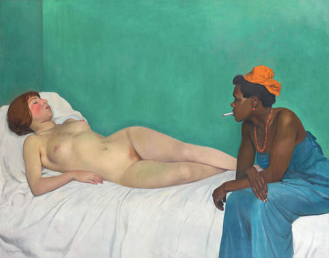 The White and the Black by Felix Vallotton