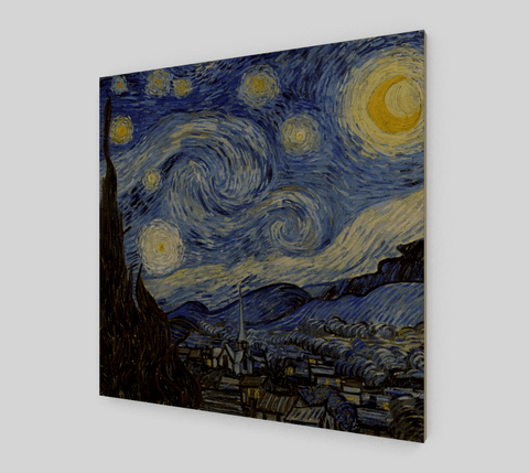 The starry night by Vincent Van Gogh