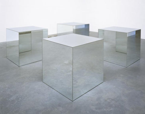 Untitled (mirrored cubes) by Robert Morris