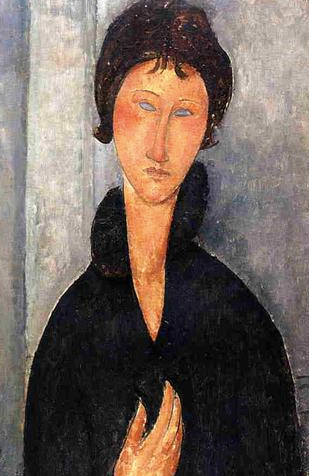 Woman with Blue Eyes by Amedeo Modigliani