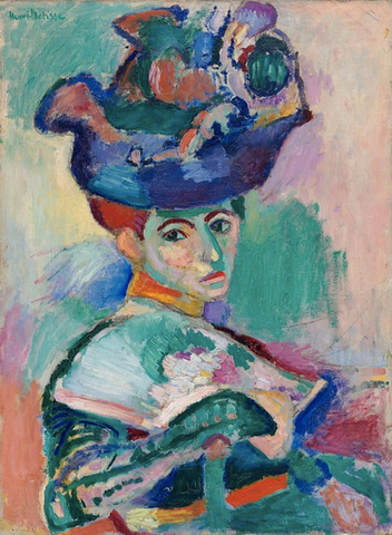 Woman with a Hat by Henri Matisse