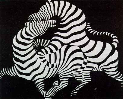 Zebra by Victor Vasarely
