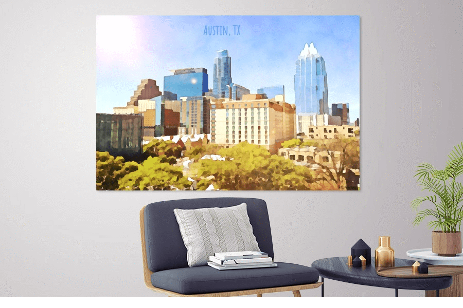 Atx Fine Arts Art Print Austin Skyline 3859814023253 ?v=1586494016