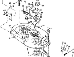 Craftsman 944609040 Plateau de tondeuse pour tracteur à gazon