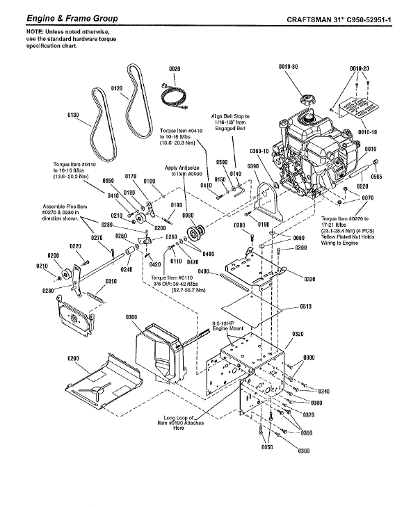 C950-52951-1 Craftsman 31