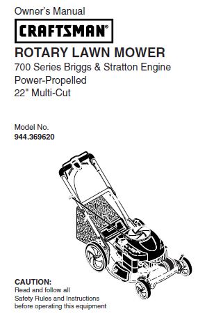 briggs and stratton craftsman lawn mower manual