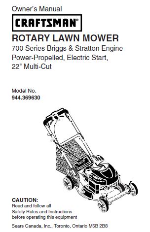 Craftsman self propelled lawn mowers