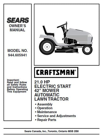 Sears Lawn Mower Parts Calgary : Riding Mowers Tractors Parts Sears