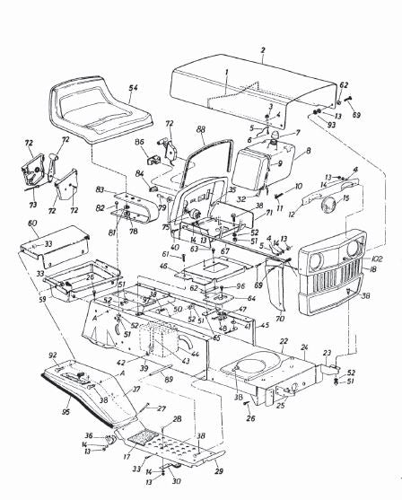 C459-60408 Parts List for Craftsman 1985 Lawn Tractor – DR Mower Parts