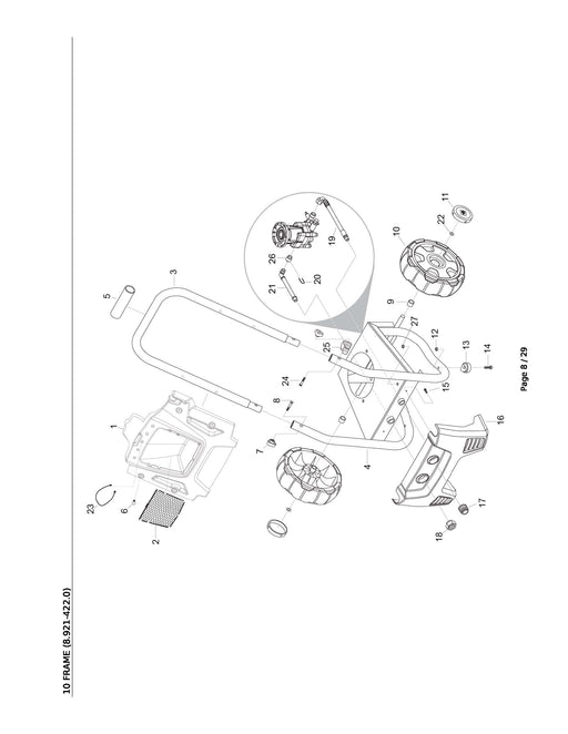 9.755-400.0 Karcher Inlet Fitting Replacement Replaces 9.760-785.0 9.7 — DR  Mower Parts