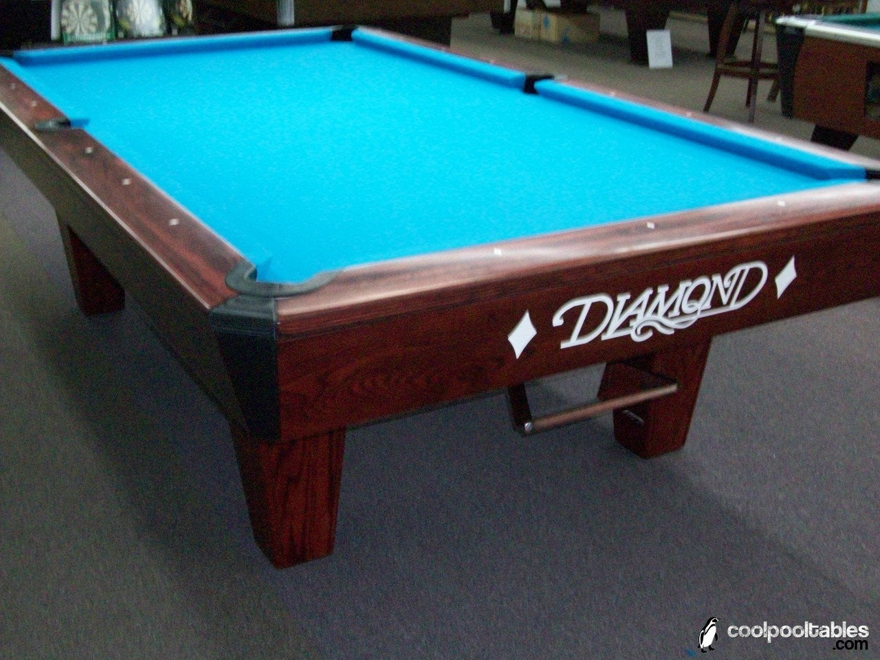 Used 9' Diamond Professional Pool Table with Optional Matching Light