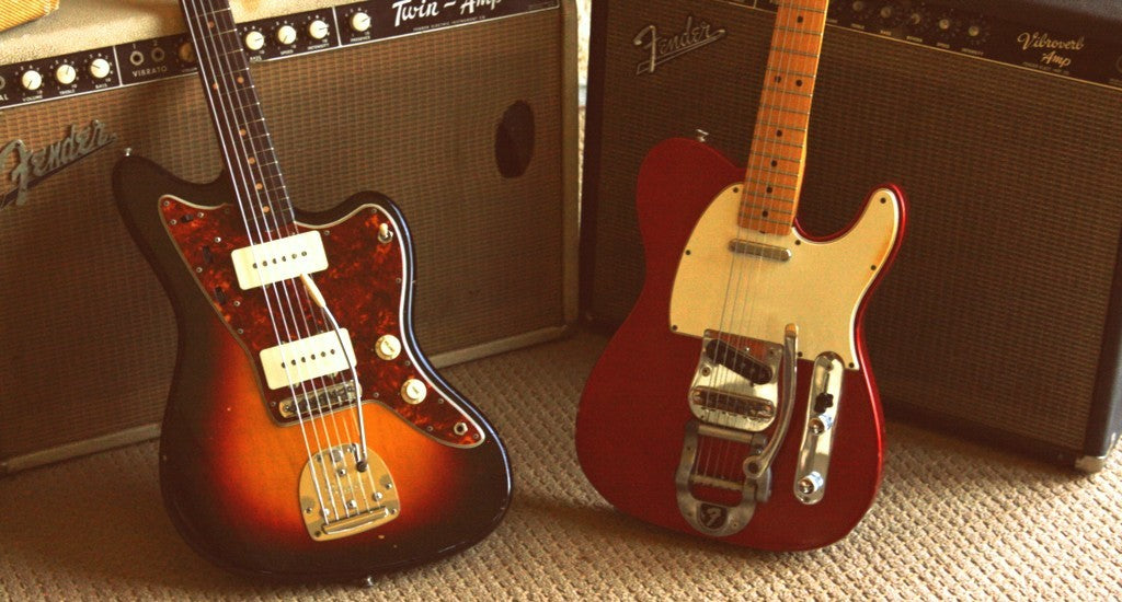 1962 Fender Jazzmaster and 1967 Fender Telecaster