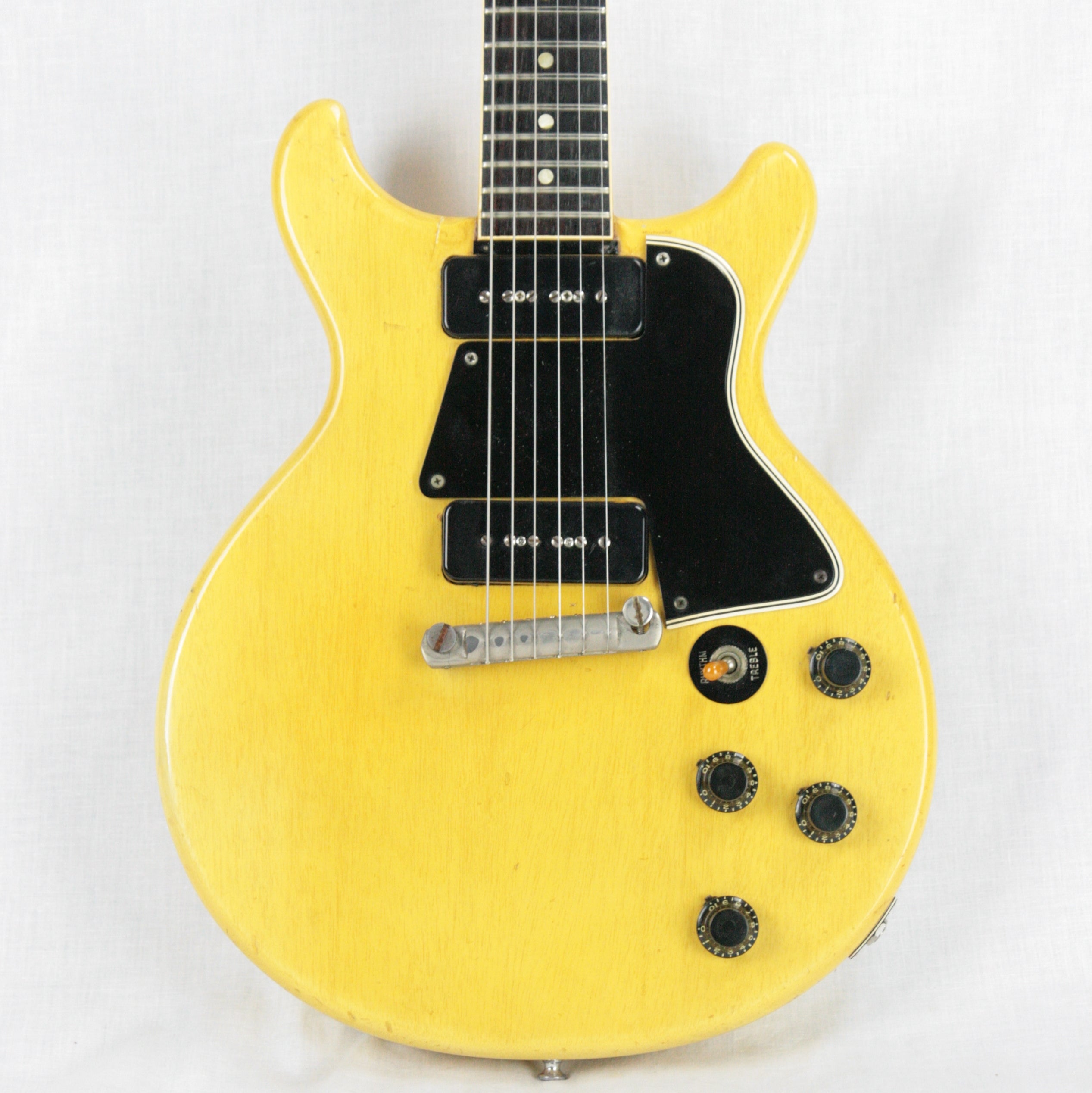 1959 Gibson Les Paul Tv Yellow Special Doublecut Double Cutaway 1950 Kansas City Vintage Guitars
