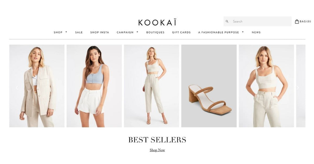 Kookai Shopify Plus store Australia 