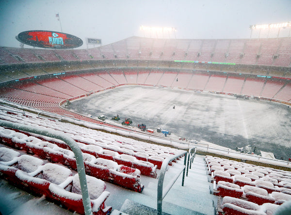 Kansas City Chiefs winter football playoffs