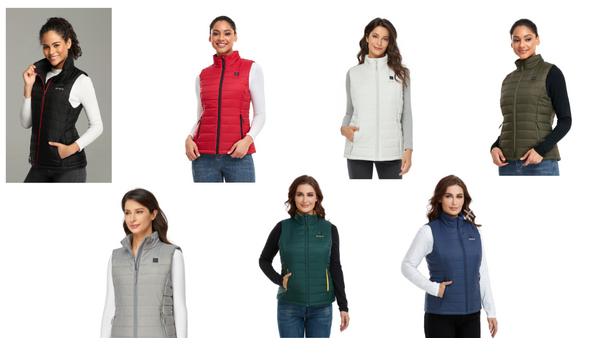 Classic heated vest colors