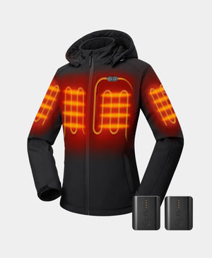 Bundle Deal - Women's Dual Control Heated Jacket (Chest Heating) & Extra PD 5K Battery - ororo