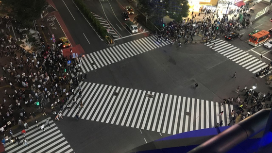 Famous street in Japan