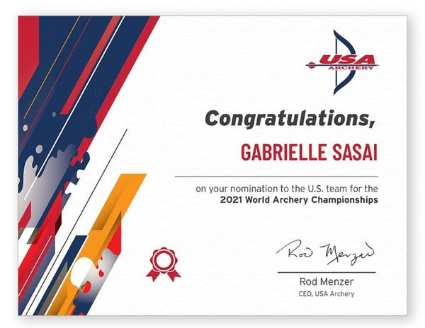 US Archery Team nomination