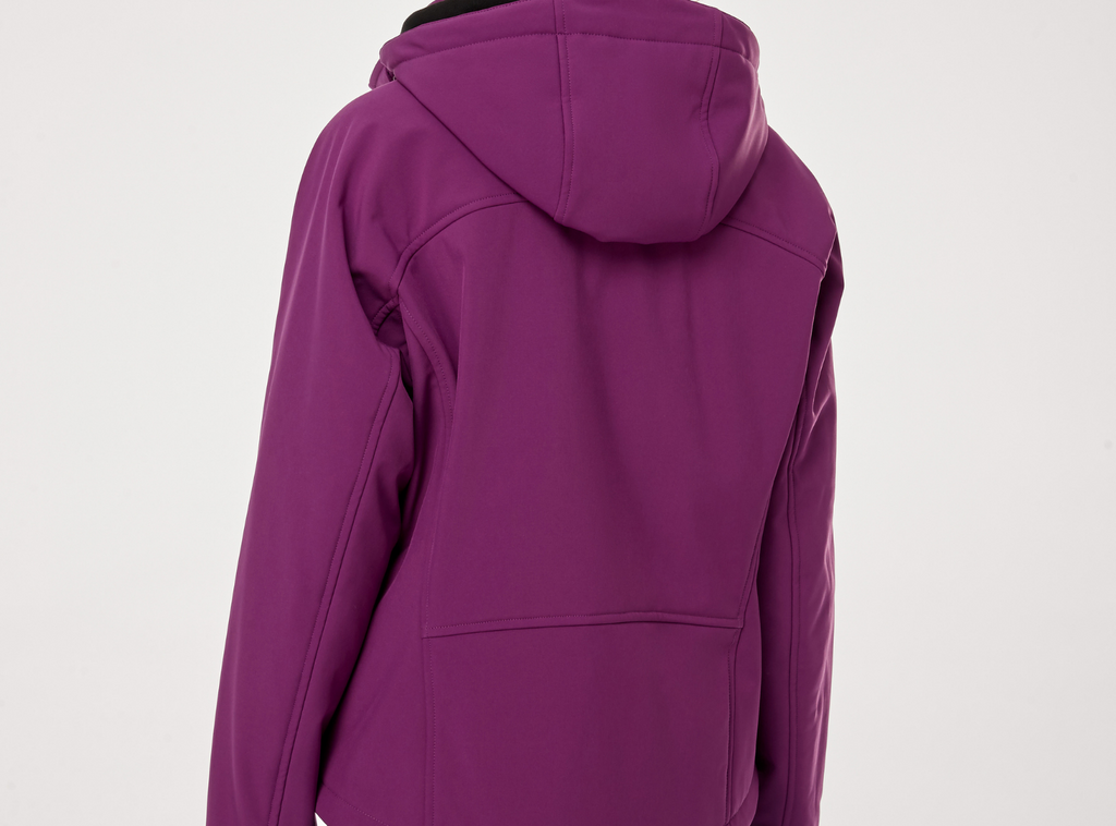 heated jacket in purple for mom