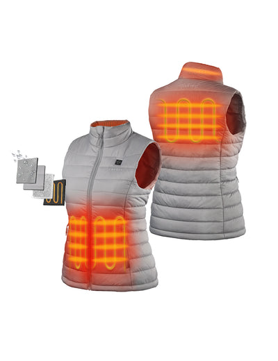 Women's Classic Heated Vest - Black, Battery Electric Heat