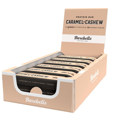 Barebells, Functional Foods - Protein Bar - Caramel Cashew, Box of
